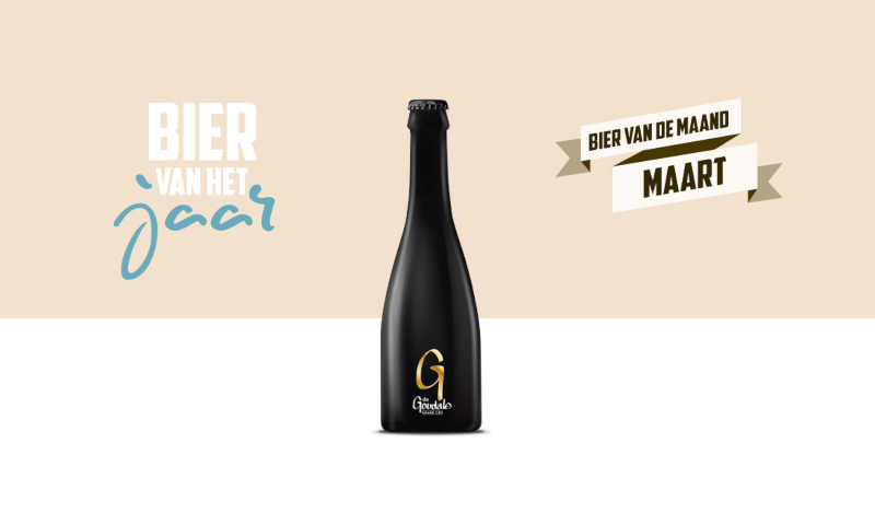G de Goudale bier van de maand maart bij Mitra